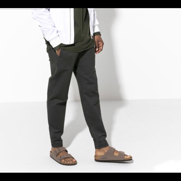 NWT Mens Birkenstock Arizona Birks-Flor Sandals in Mocha - Picture 4 of 11